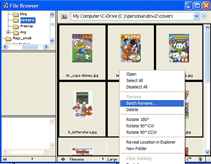 Batch rename in Photoshop step 2