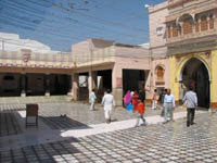 Karni Mata temple courtyard
