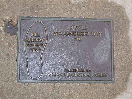 Bill Murray's puddle, Woodstock, IL
