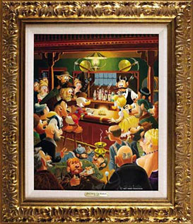 Carl Barks oil painting The Goose Egg Nugget