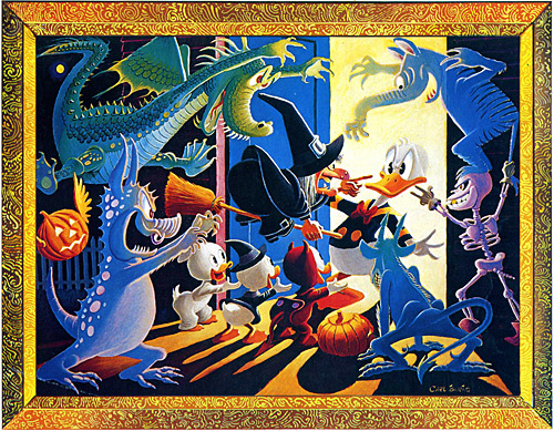 Halloween in Duckburg by Carl Barks