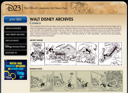 Comics at D23