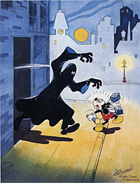 Floyd Gottfredson painting