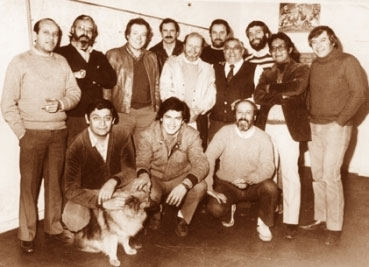 Jaime Diaz Studio staff photo from 1984