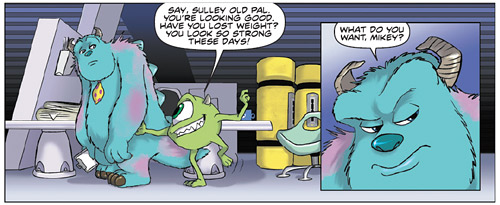 Panel from Monsters, Inc. issue 1