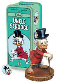 Scrooge McDuck statue