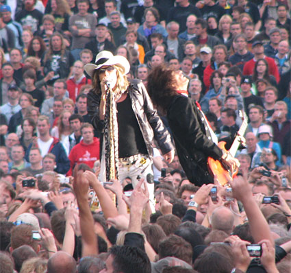 Steven Tyler and Joe Perry of Aerosmith @ Arrow Rock Festival 2007