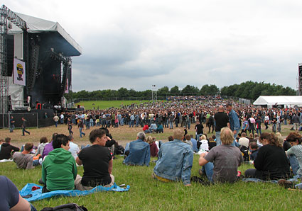 Rock Garden, the largest of three stages @ Arrow Rock Festival 2007