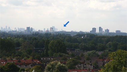 Euromast seen from Leiden