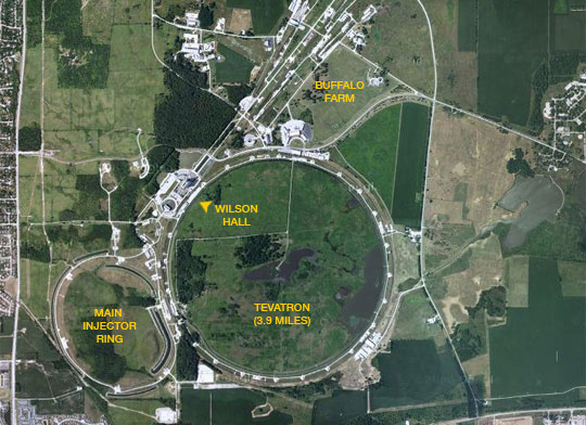 Map of Fermilab