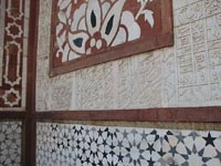 Detail of Akbar's Mausoleum, Agra, India