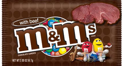 M&M's with beef