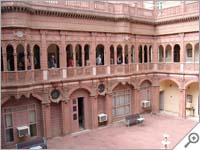 Courtyard, Bhanwar Niwas, Bikaner