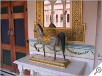 Courtyard, Bhanwar Niwas, Bikaner