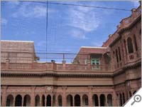 Courtyard, Bhanwar Niwas, Bikaner