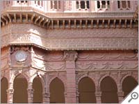 Courtyard, Bhanwar Niwas, Bikaner