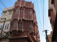 Architectural details in the old city of Bikaner, Rajasthan, India