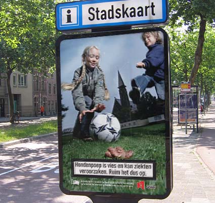 Leiden anti-dog poop poster