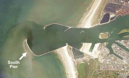 Bird's eye view of IJmuiden