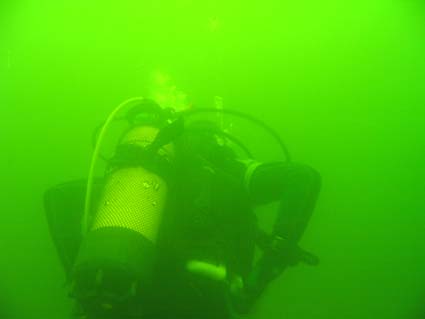 Diving at Oostvoornse Meer