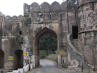 Entrance gate to Ranthambhore National Park, India