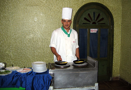 Omelette Man at Amar Sina Hotel