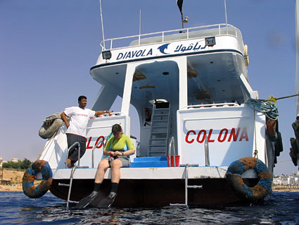 Diving with Colona at Sharm El Sheikh