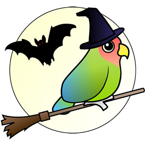 Birdorable Lovebird Halloween