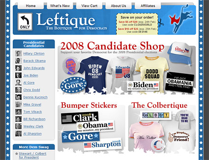 Leftique - The Boutique for Democrats