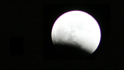 Total Lunar Eclipse from Leiden, the Netherlands - Stage 1