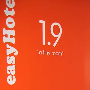 a 'tiny room at easyHotel, London