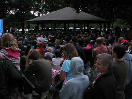 Huge crowd at Batfest Huge crowd at Batfest